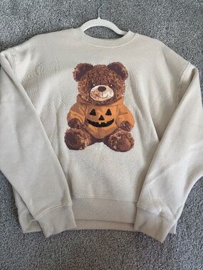 Grayson threads target sweatshirt tan Halloween teddy bear